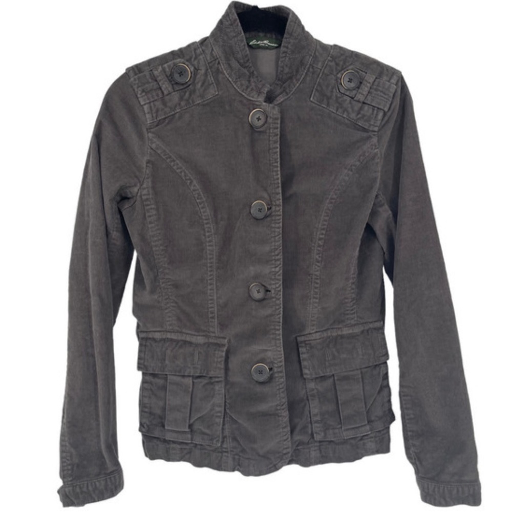 EDDIE BAUER - Grey Corduroy Jacket